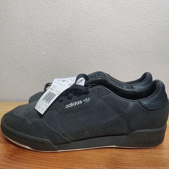 Adidas Continental 80 Shoes Mens Size 12 Black Leather Suede Originals Casual main image 12